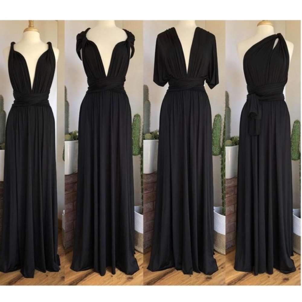 🆕 ♾️ Infinity Dress in Gray Charcoal  NWOT
